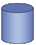 cylinder representing data storage